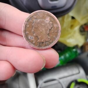 1848 Vintage Copper Coin